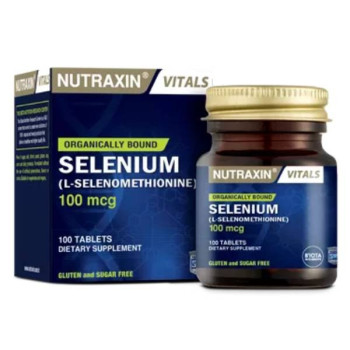 Nutraxin Vitals Selenium 100Mcg 100 Tablets