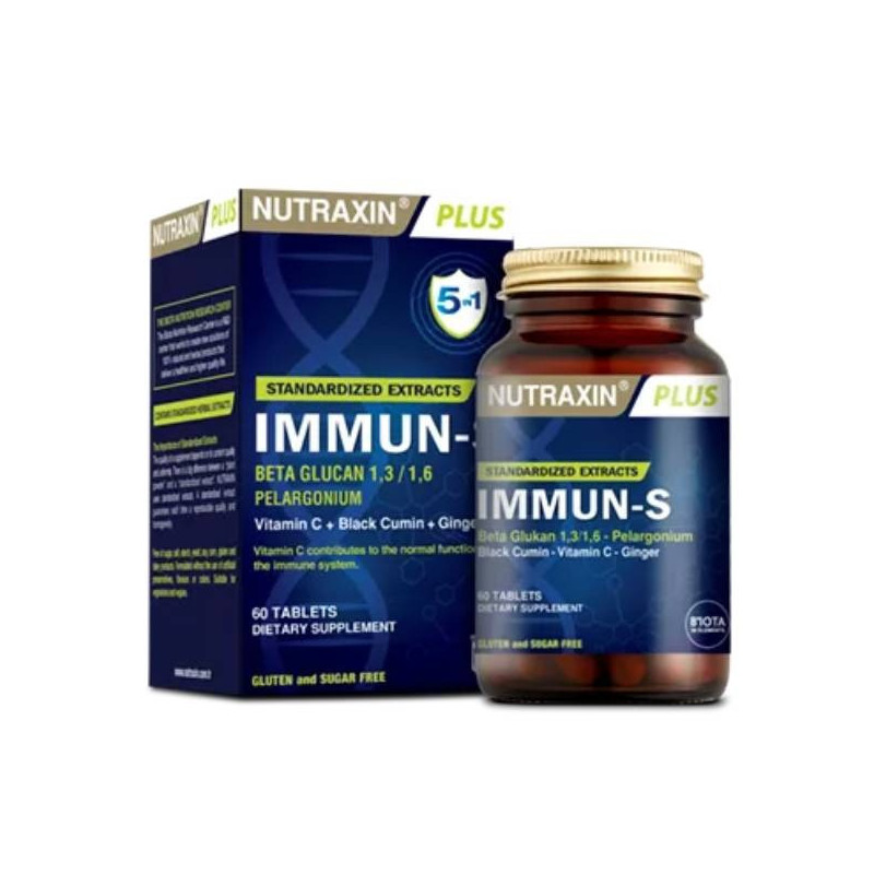 Nutraxin Plus Standard Immun-S 60 Tablets