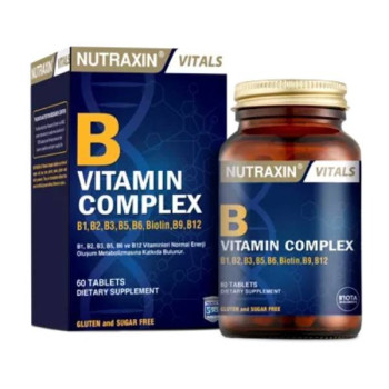 Nutraxin Vitals Vitamin B-Complex 60 Tablets
