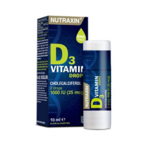 Nutraxin Vitamin D3 1000Iu (25Mcg) Drops 10Ml