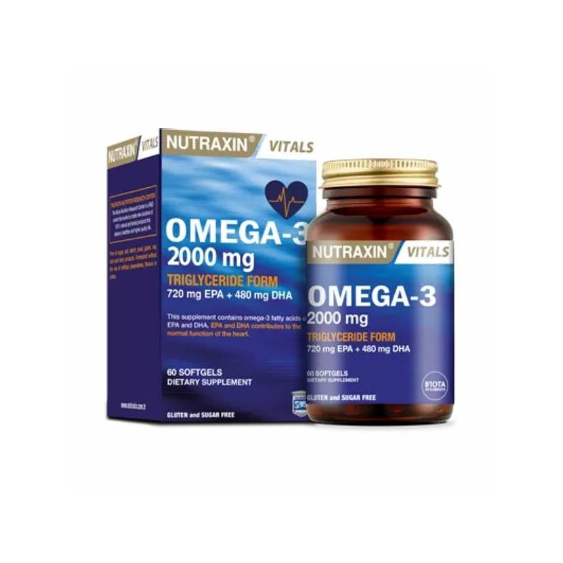 NutraxinVitals Omega-3 2000Mg 60 Softgels