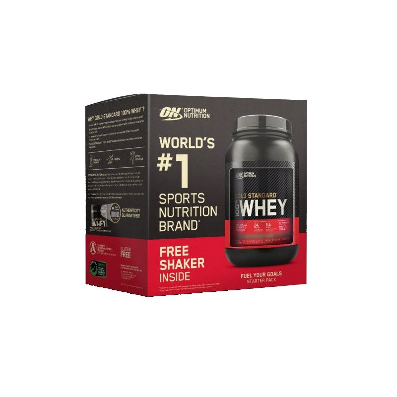 ON Gold Standard 100% Whey Vanilla 5LB + Electric Shaker