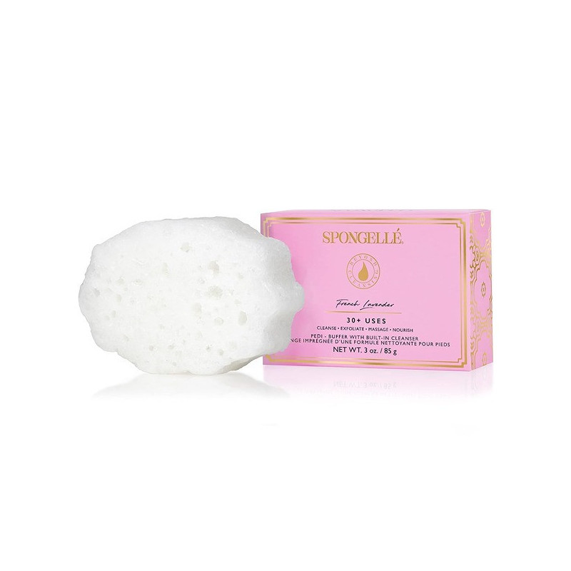 Spongelle Pedi Buffer French Lavender 30+ Washes 85G