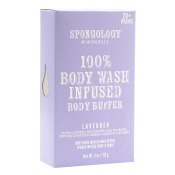 Spongelle Spongology Body Buffer Lavender 20+ Washes 113G