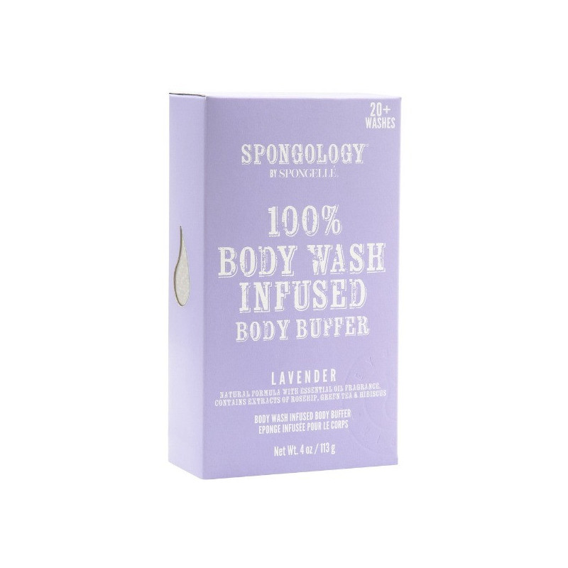 Spongelle Spongology Body Buffer Lavender 20+ Washes 113G
