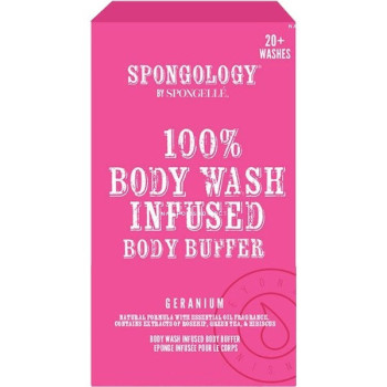 Spongelle Spongology Body Buffer Geranium 20+ Washes 113G