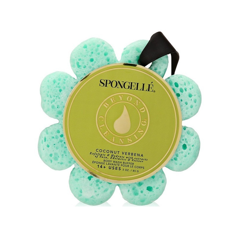 Spongelle Wild Flower Green Coconut Verbena Bath Sponge 85G