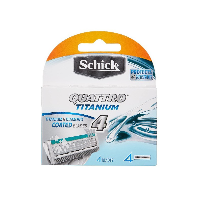 Schick Quattro For Men Refill X4