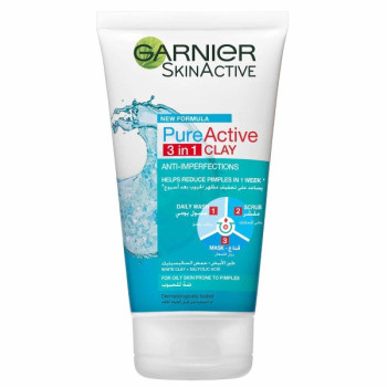 Garnier Skinactive Pure Active Face Wash 3In1 150Ml