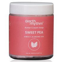 Earth Rhythm Butter Cream Soap Sweet Pea 180Gm