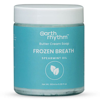 Earth Rhythm Butter Cream Soap Frozen Breath 180Gm