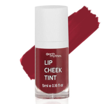 Earth Rhythm Lip Cheek Tint Brandy Pomegranate Flower & Jojoba Oil 5Ml