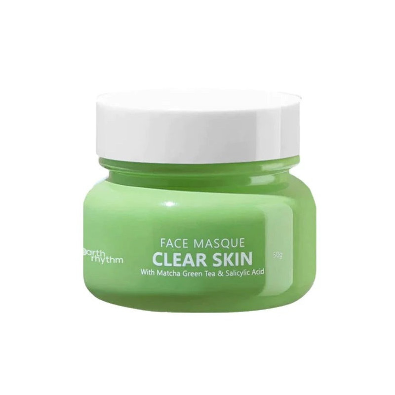 Earth Rhythm Face Masque Matcha Green Tea & Salicylic Acid 65Gm