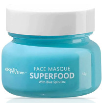 Earth Rhythm Face Masque Superfood Blue Spirulina & Squalane 65Gm