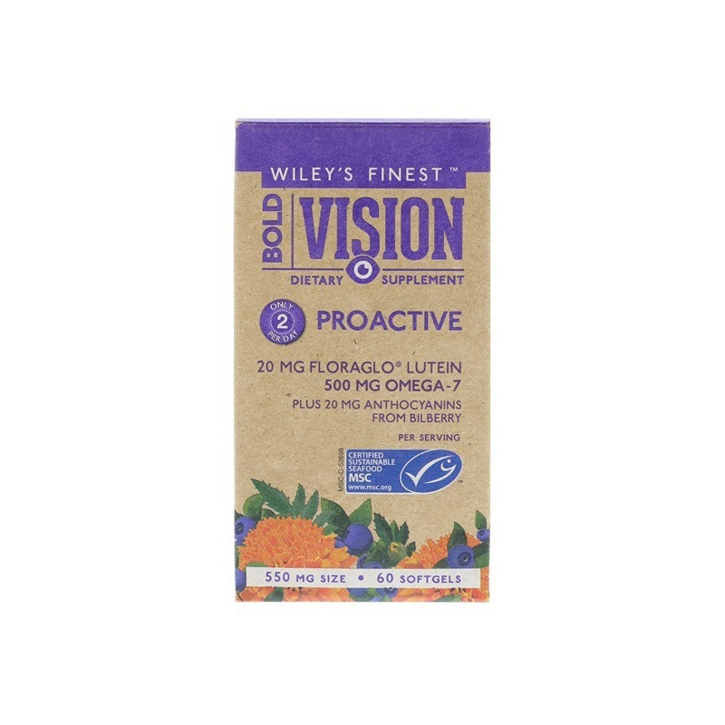 Wileys Bold Vision Proactive 550Mg Softgel 60S
