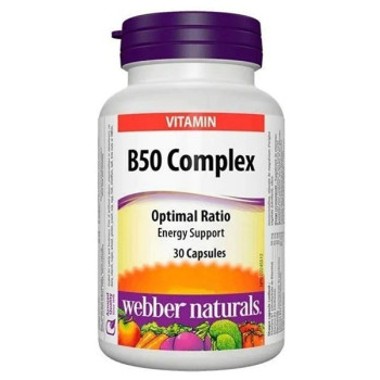 Webber Naturals B50 Complex Capsule 30's