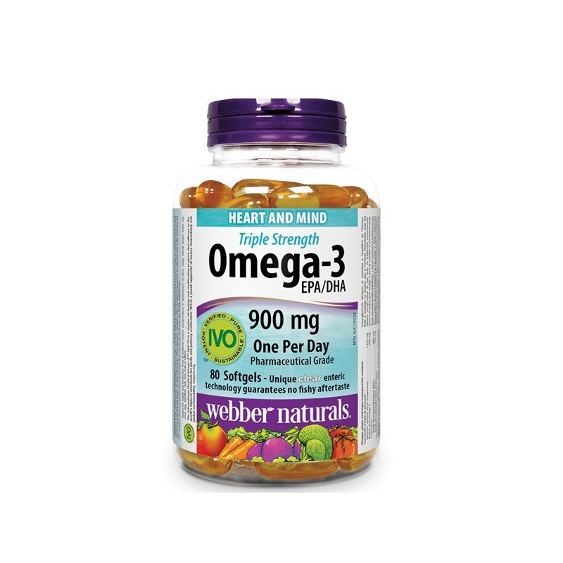 Webber Naturals Triple Extra Omega-3 80s