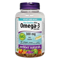 Webber Naturals Mini Omega 3 180s