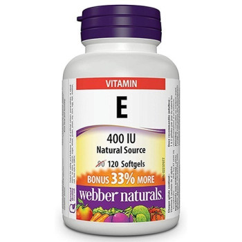 Webber Naturals Vitamin E 400 Ns 30S