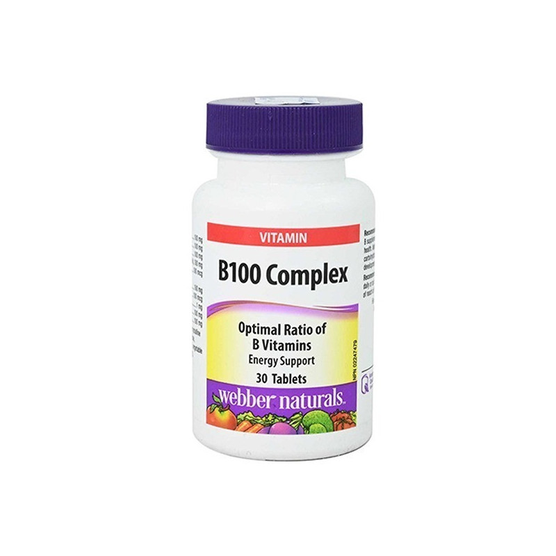 Webber Naturals B100 Complex Tablets 30s