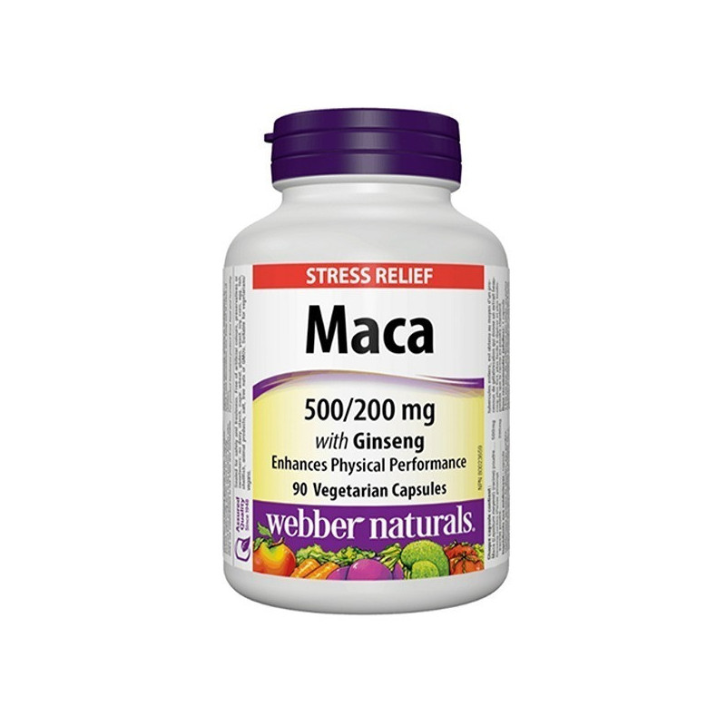 Webber Maca 500/200Mg 90 Vegetarian Capsules