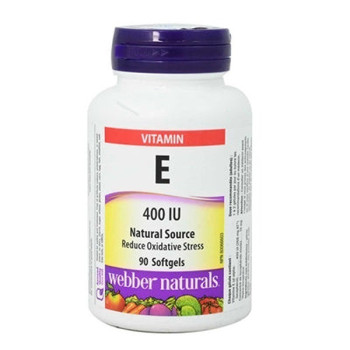 Webber Naturals Vitamin E Mixed Tocopherols 400IU Softgels 90s