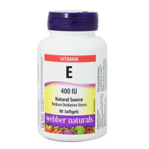 Webber Naturals Vitamin E Mixed Tocopherols 400IU Softgels 90s