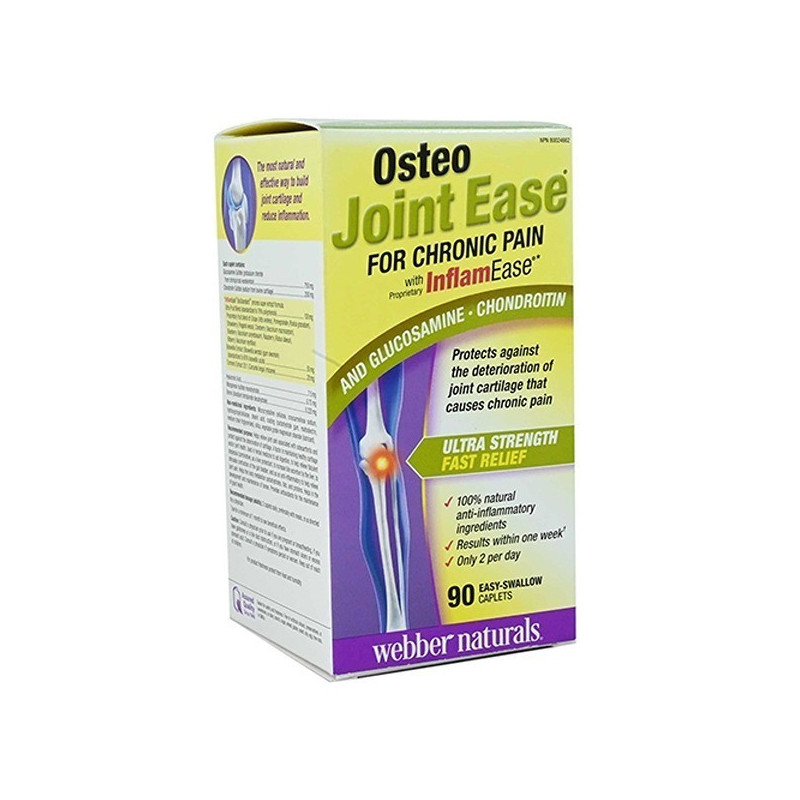 Webber Naturals Osteo Joint Ease Gluco Chondriotin 90 Capsules