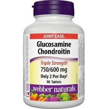 Webber Naturals Glucosamine Chondriotin 750/600Mg 90S