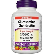 Webber Naturals Glucosamine Chondriotin 750/600Mg 90S