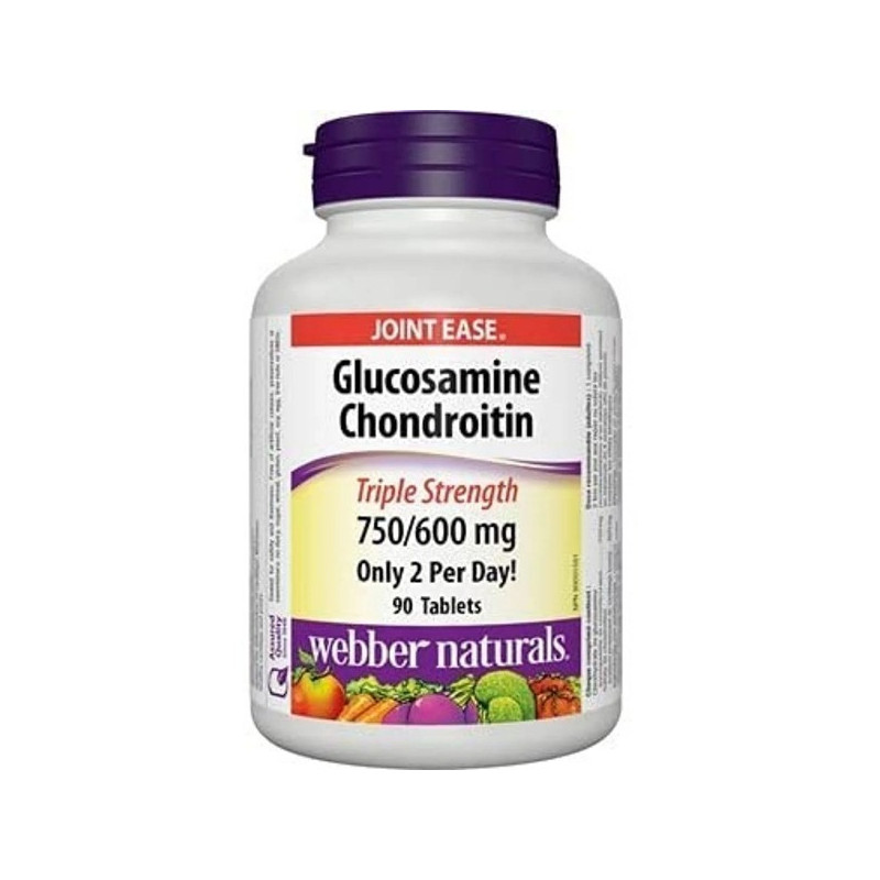 Webber Naturals Glucosamine Chondriotin 750/600Mg 90S