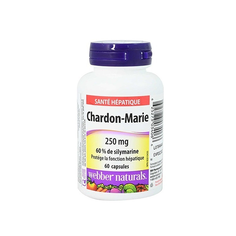 Webber Naturals Milk Thistle Extract 250Mg Capsules 60s