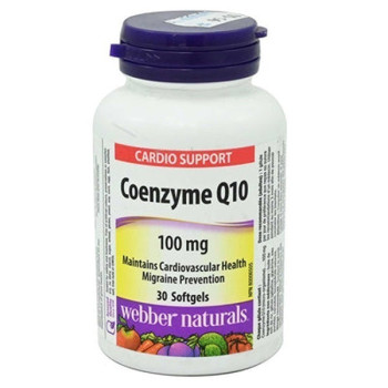 Webber Naturals Coenzyme Q10 100Mg 30 Softgels