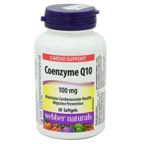 Webber Naturals Coenzyme Q10 100Mg 30 Softgels