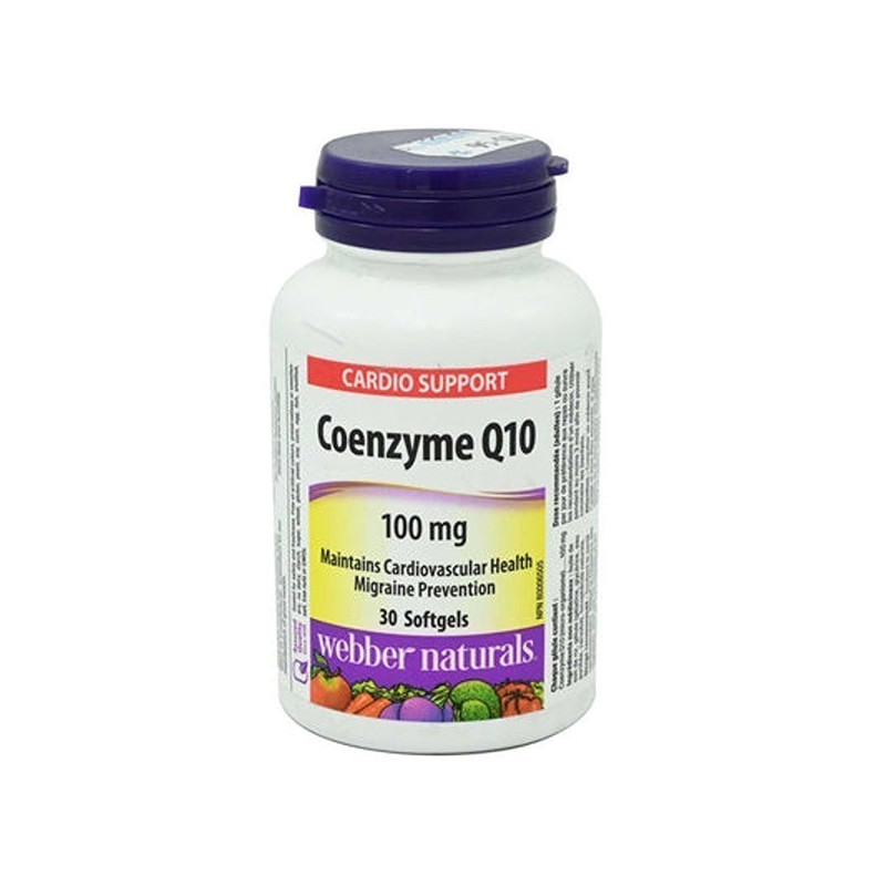Webber Naturals Coenzyme Q10 100Mg 30 Softgels