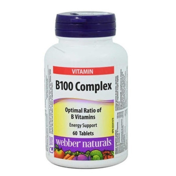 Webber Naturals Vitamin B100 Complex Tablet 60S