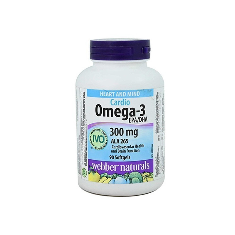 Webber Naturals Omega-3 Cardio Formula Softgels 90s