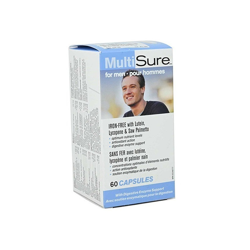 Webber Naturals Multisure For Men 60 Capsules
