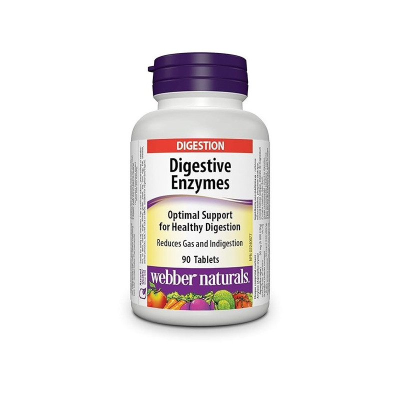 Webber Naturals Digestive Enzymes Tablets 90s