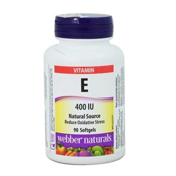 Webber Naturals Vitamin E-400IU Softgels 90s