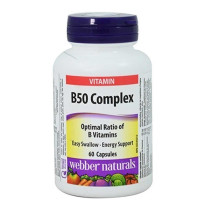 Webber Naturals B50 Complex B-Vitamins Capsules 60s