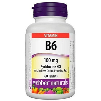 Webber Naturals Vitamin B-6 100Mg Capsules 60S