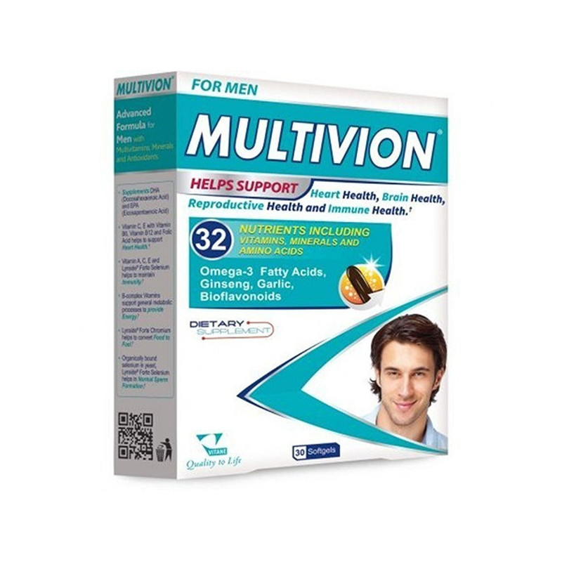 Vitane Multivion For Men Softgel 30S
