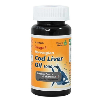 Vitane Cod Liver Oil 1000Mg Capsules 30S