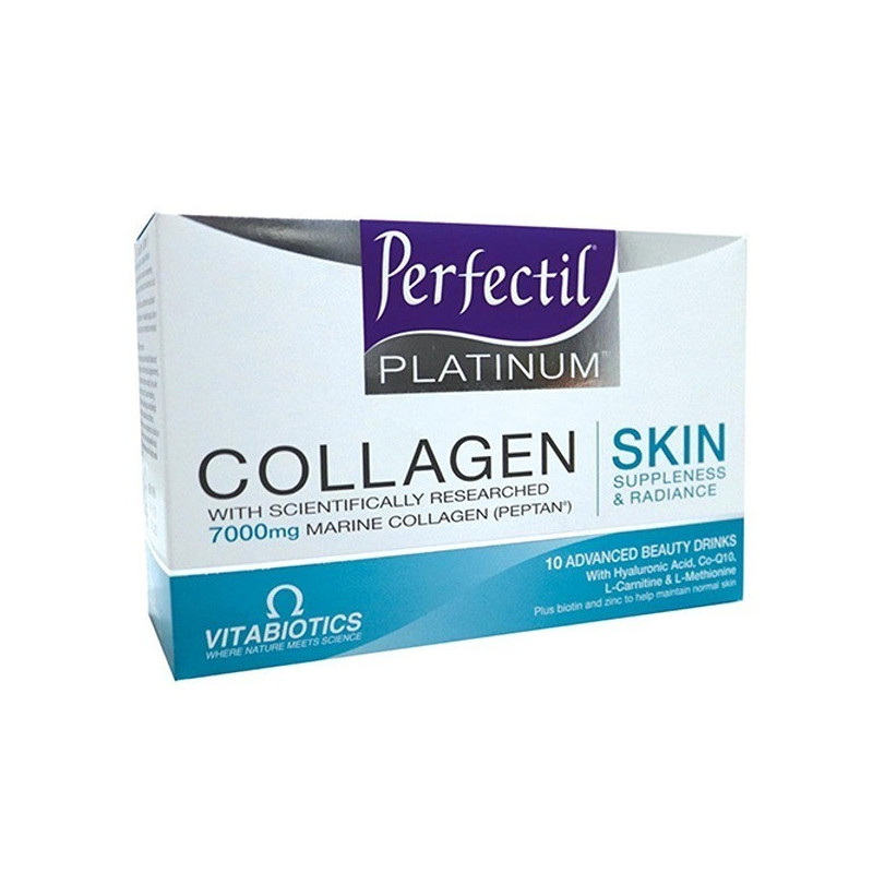 Vitabiotics Perfectil Platinum Collagen Skin Drink 10X50Ml