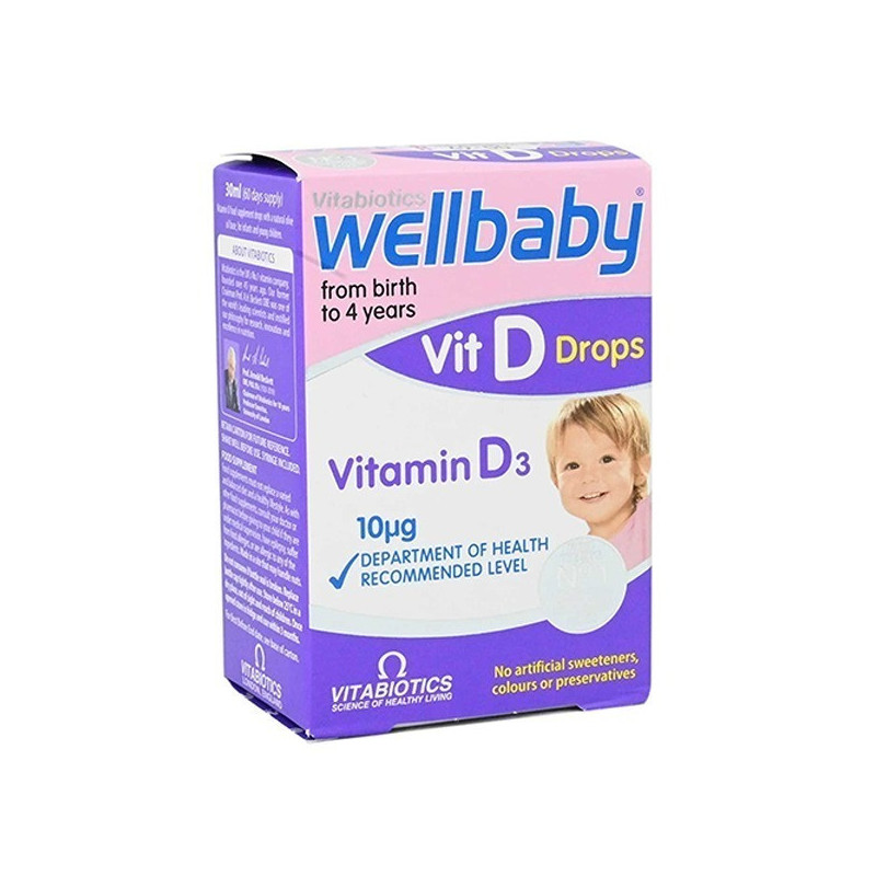 Vitabiotics Wellbaby Vitamin D Drops 30ml