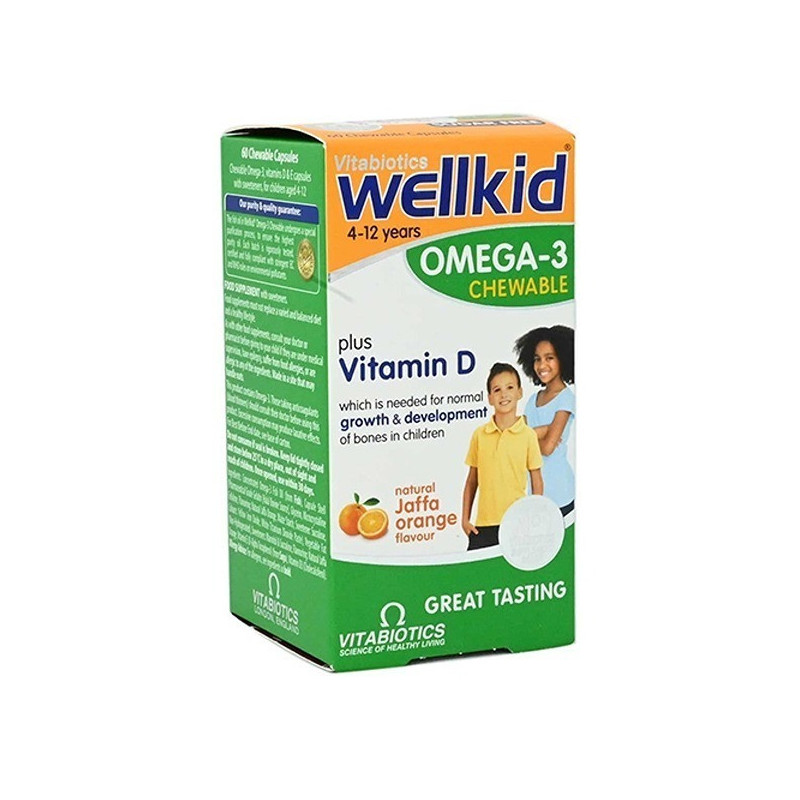 Vitabiotics Wellkid Omega 3 Chewable Capsule 60s