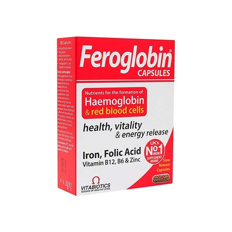 Vitabiotics Feroglobin Capsules 30s