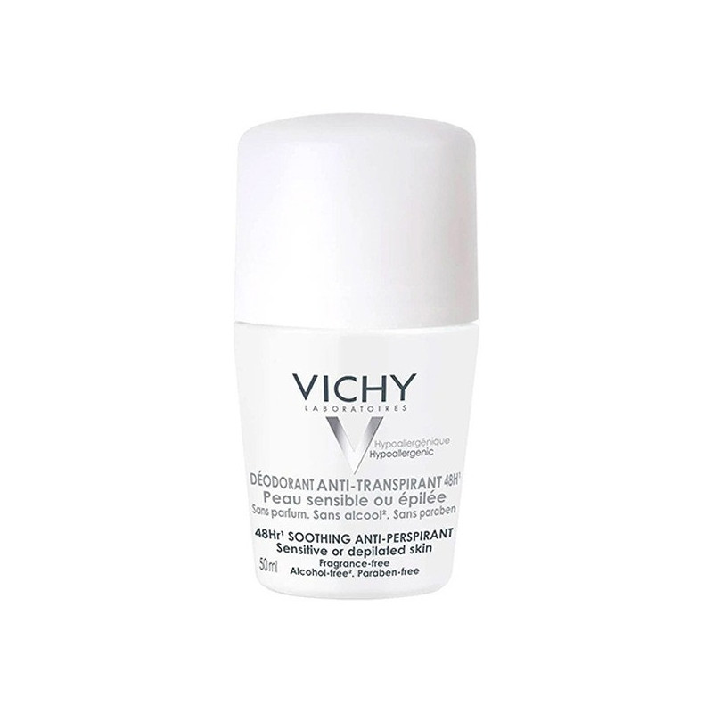 Vichy Derm Dercos Tolerance Roll On White Cap 50Ml