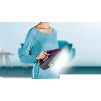 TEFAL Express Steam, Steam Iron, 2600 Watts, Anti-scale, Purple, Ceramic Soleplate, FV2843M0